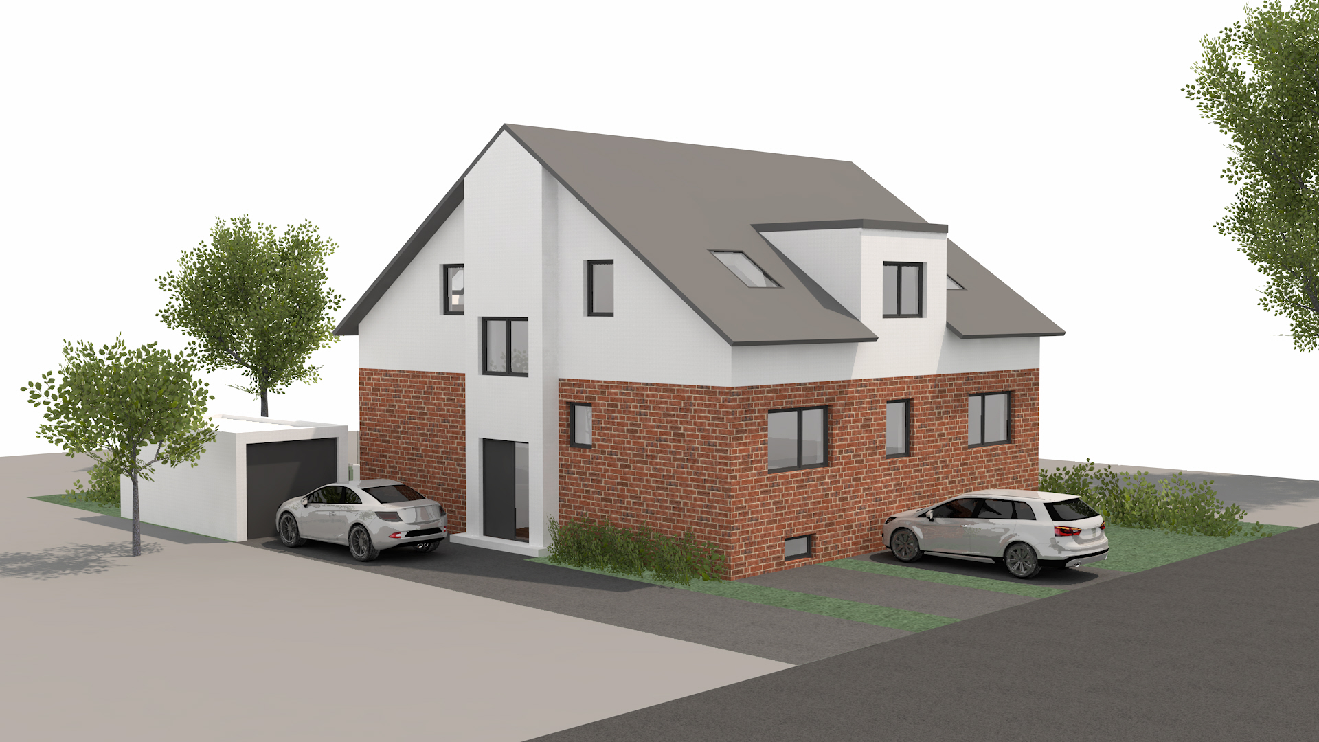 Aufstockung eines Bungalows